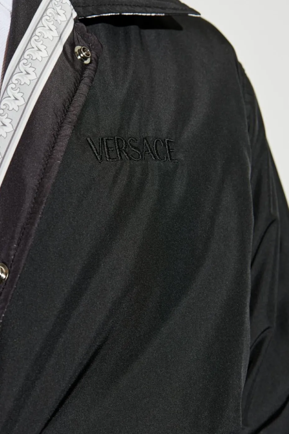 Versace CZARNY Dwustronna kurtka