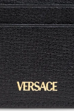 Versace CZARNY Etui na karty