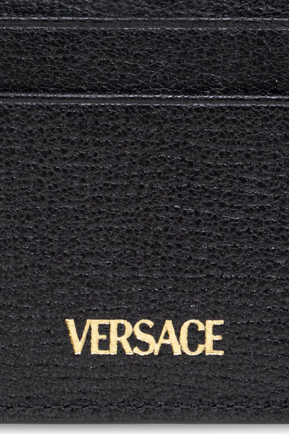Versace CZARNY Etui na karty