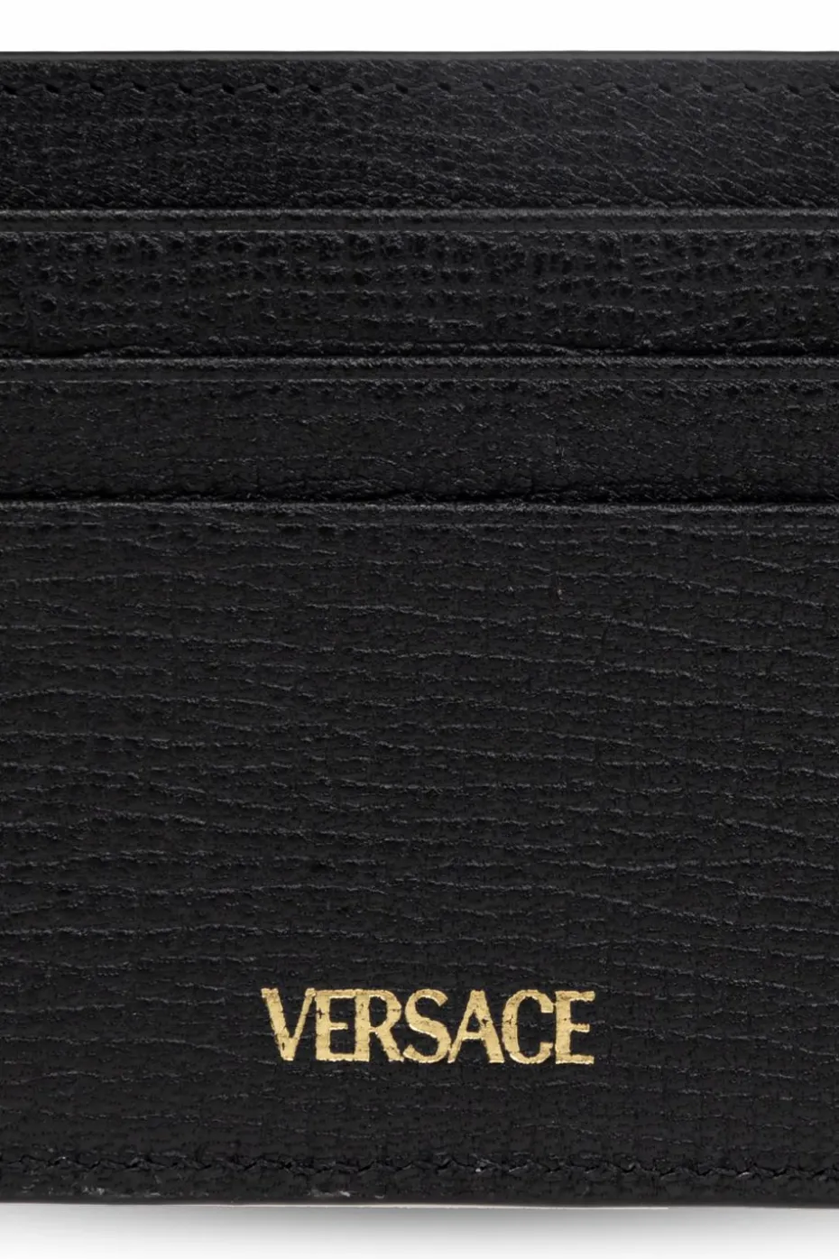 Versace CZARNY Etui na karty