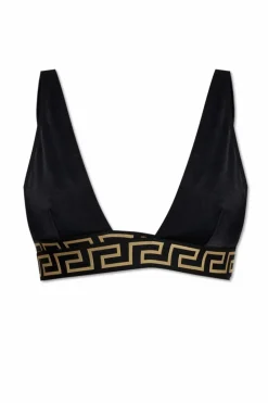 Versace CZARNY Góra od kostiumu kąpielowego
