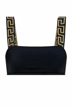 Versace CZARNY Góra od kostiumu kąpielowego