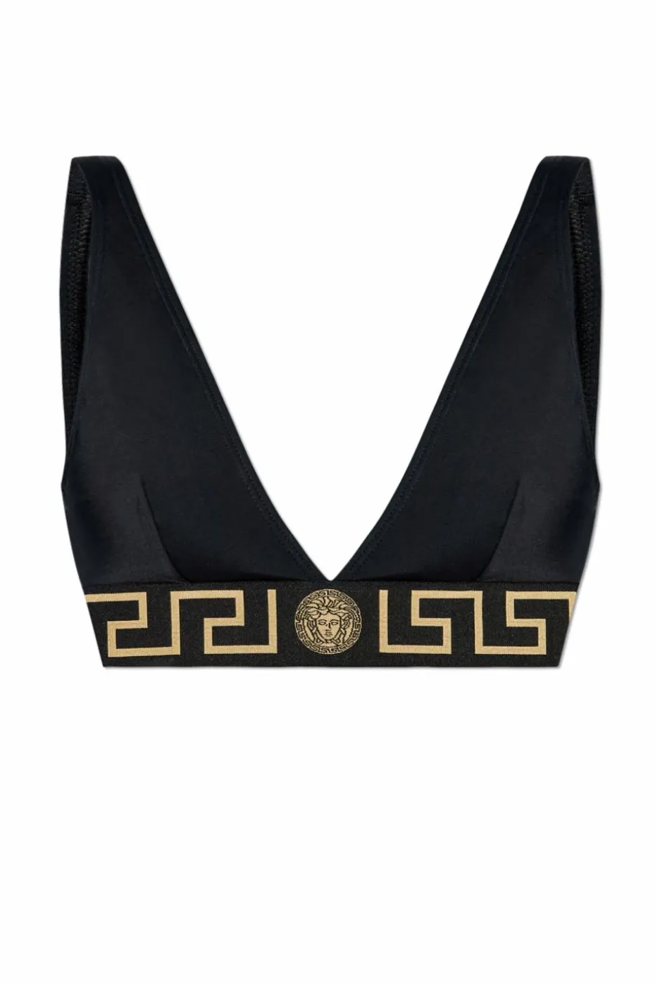 Versace CZARNY Góra od kostiumu kąpielowego