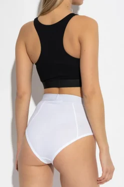 Versace CZARNY Krótki top