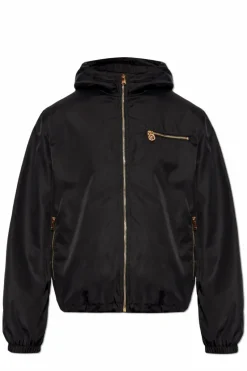 Versace CZARNY Kurtka z logo
