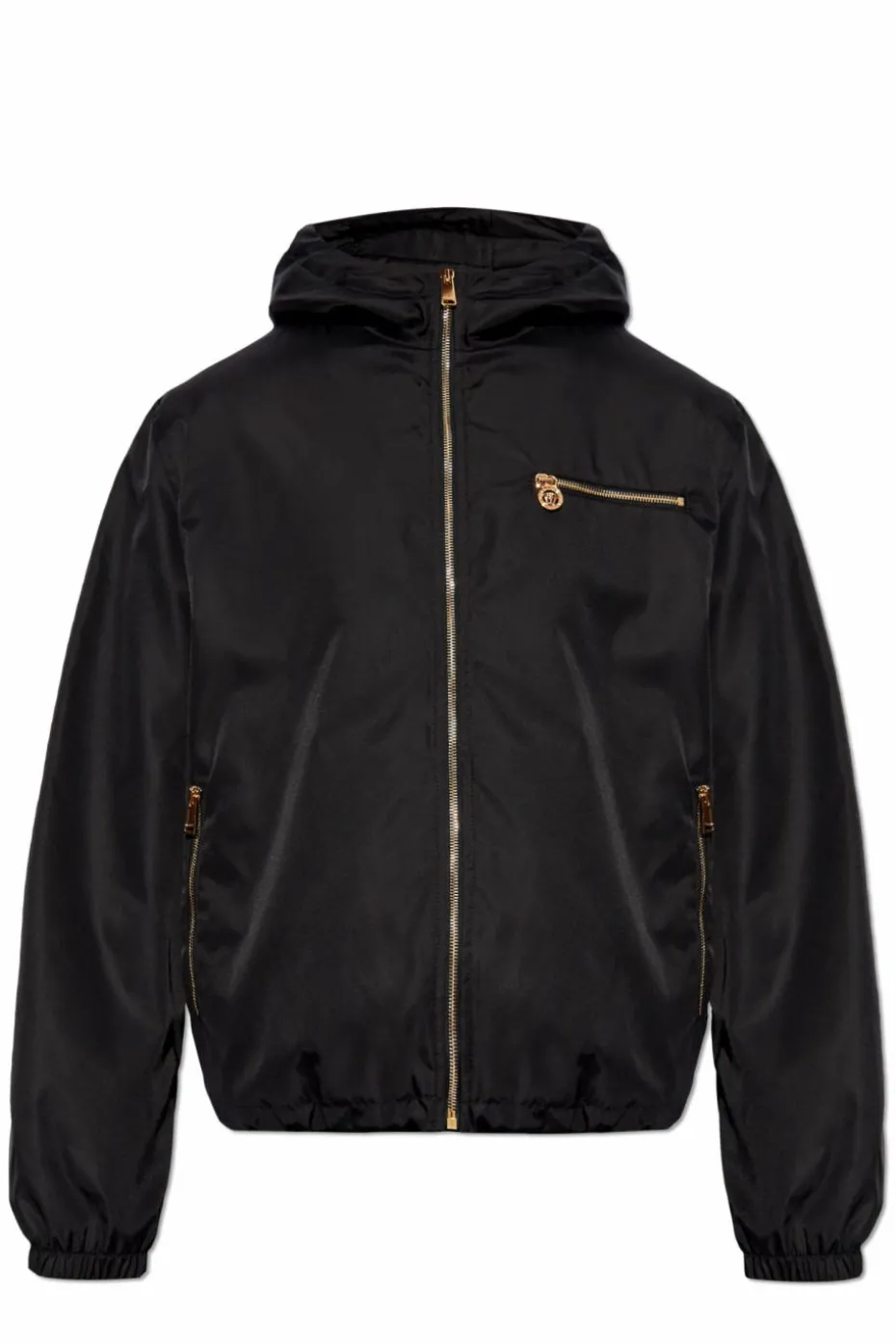 Versace CZARNY Kurtka z logo