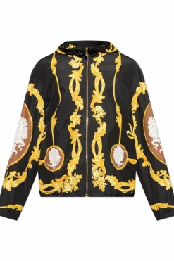 Versace CZARNY Kurtka z nadrukiem `Medusa Cameo`