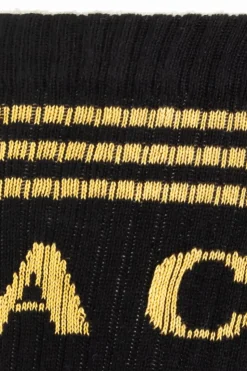 Versace CZARNY Skarpety z logo