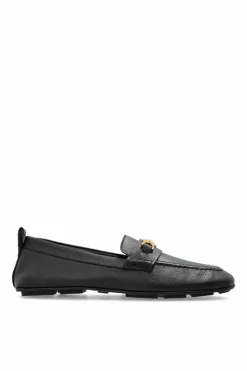 Versace CZARNY Skórzane mokasyny