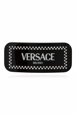 Versace CZARNY Spinka z logo