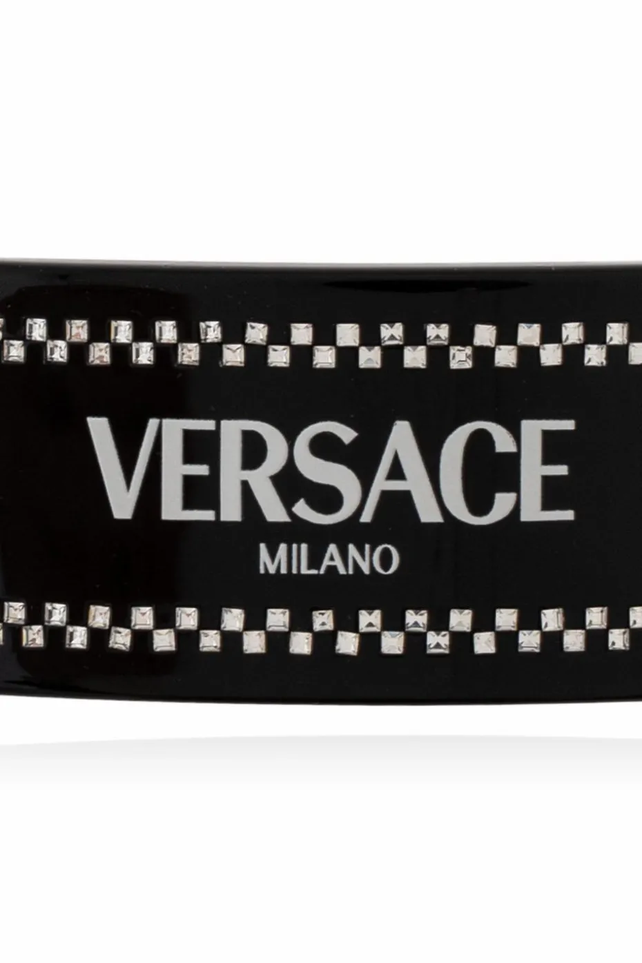 Versace CZARNY Spinka z logo