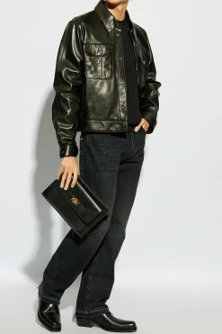 Versace CZARNY Sweter z logo