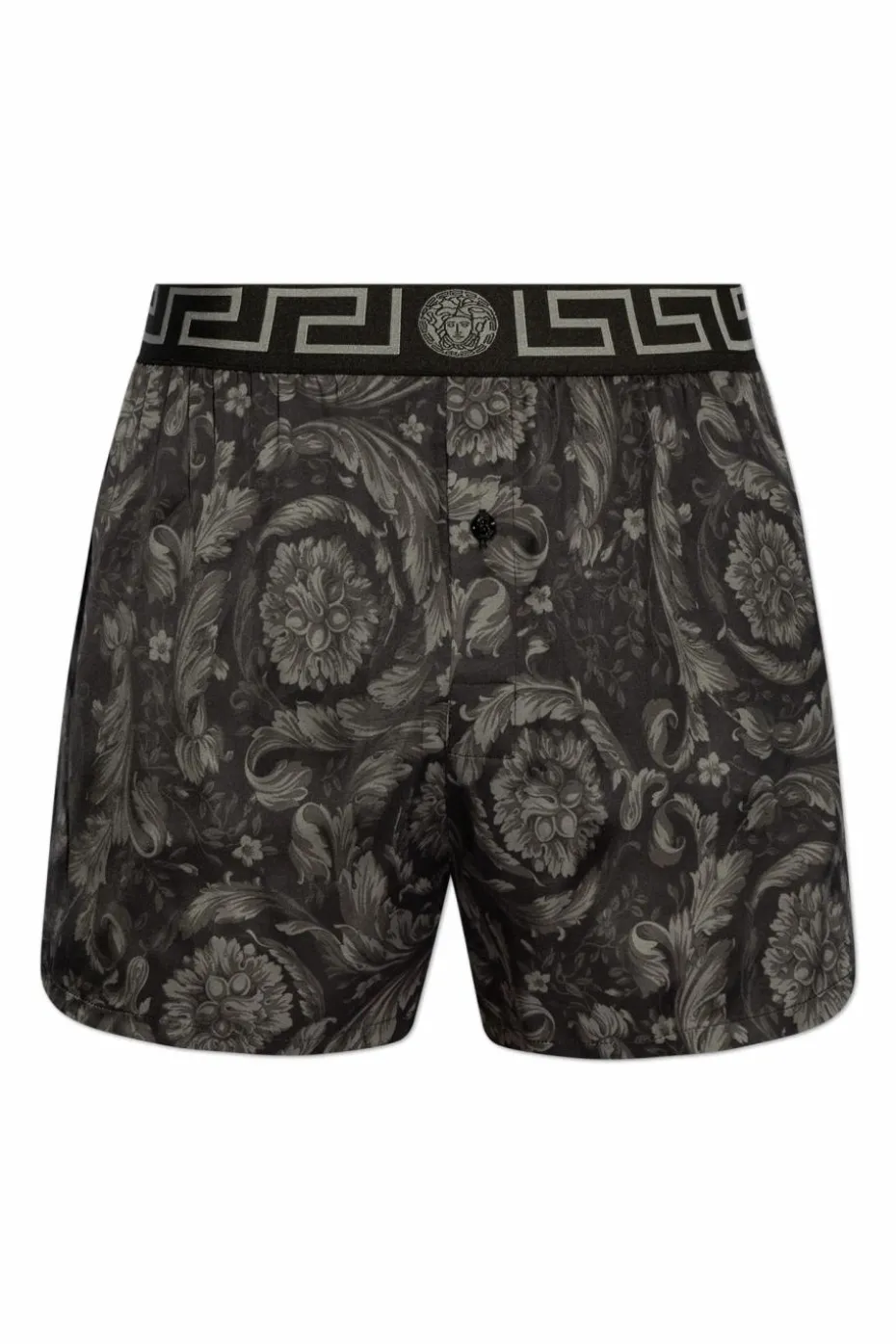 Versace CZARNY Szorty bieliźniane ze wzorem `barocco`