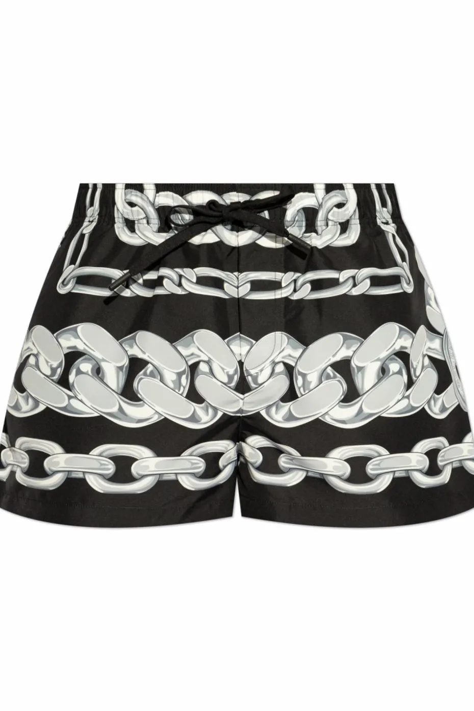 Versace CZARNY Szorty kąpielowe z nadrukiem `Medusa Chain`