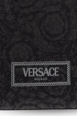 Versace CZARNY Torba ‘Athena Large’ typu ‘shopper’