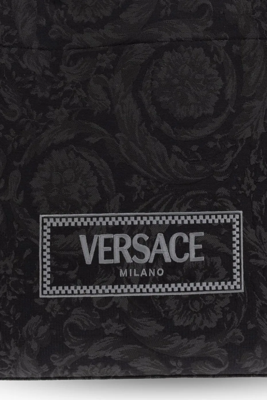 Versace CZARNY Torba ‘Athena Large’ typu ‘shopper’