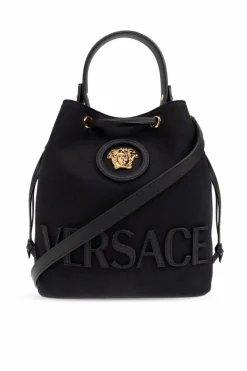 Versace CZARNY Torba do ręki