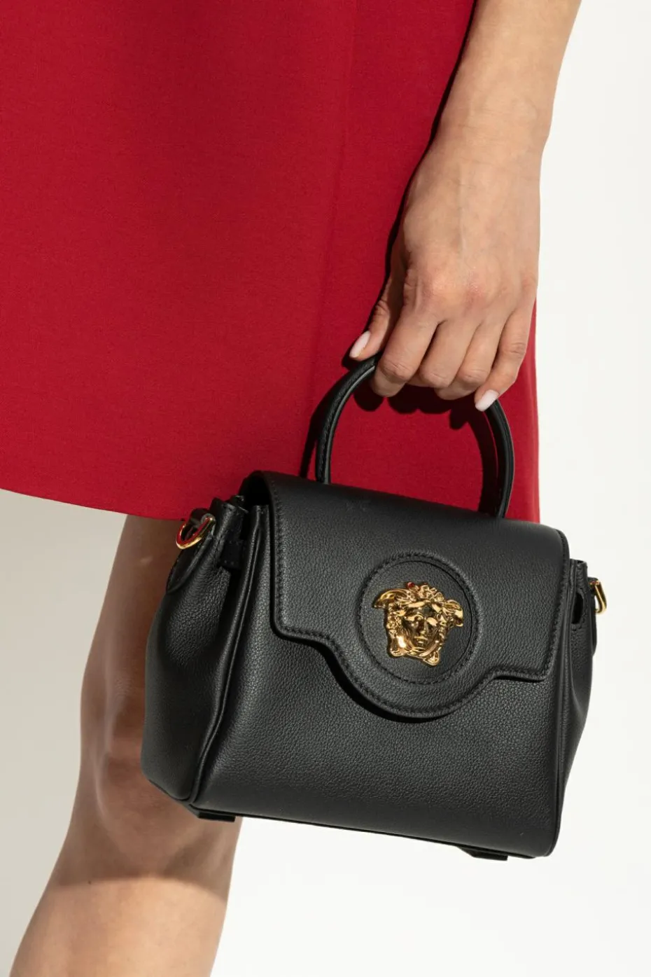 Versace CZARNY Torba do ręki `La Medusa Small`