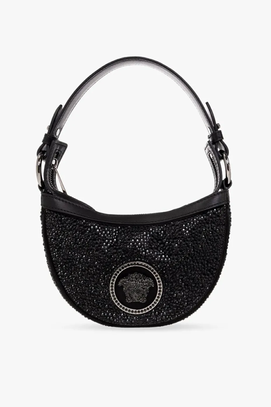 Versace CZARNY Torba do ręki ‘Repeat Mini’