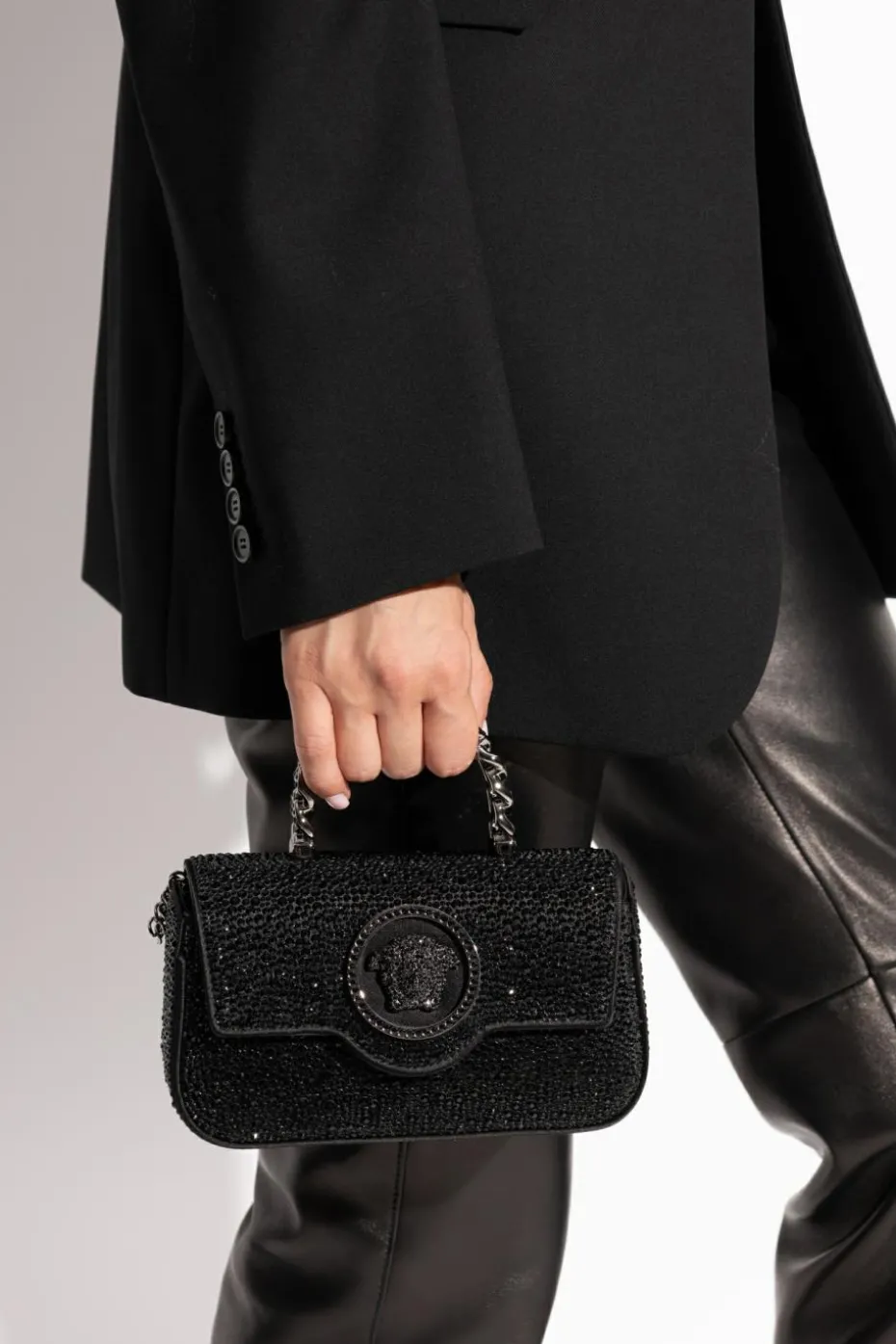 Versace CZARNY Torba na ramię
