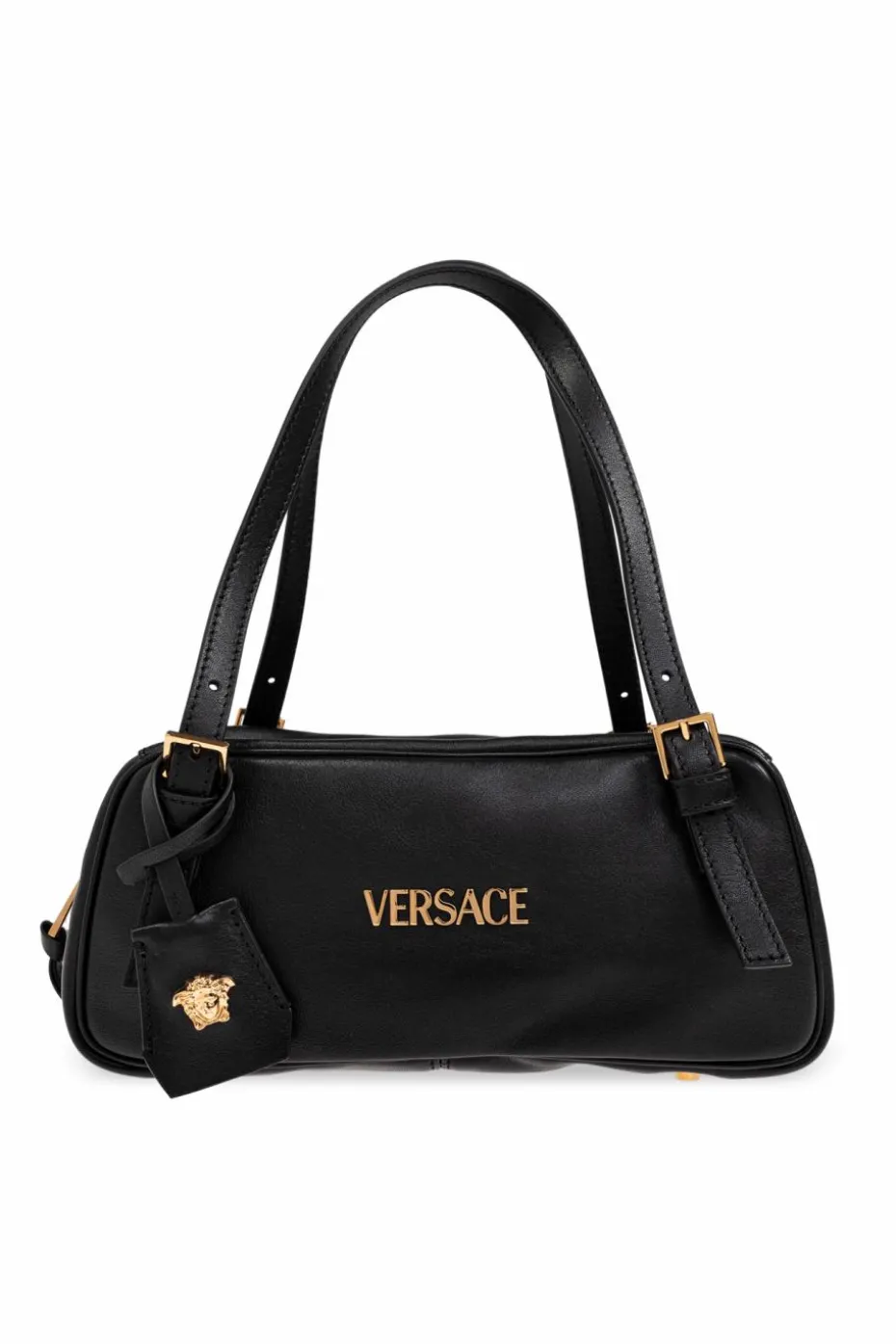 Versace CZARNY Torba na ramię `Tag Bowling`