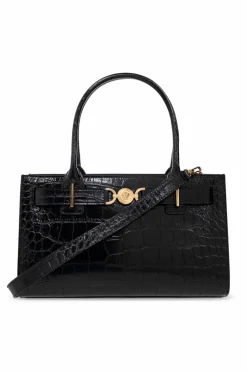 Versace CZARNY Torba na ramię ‘Medusa `95 Medium’