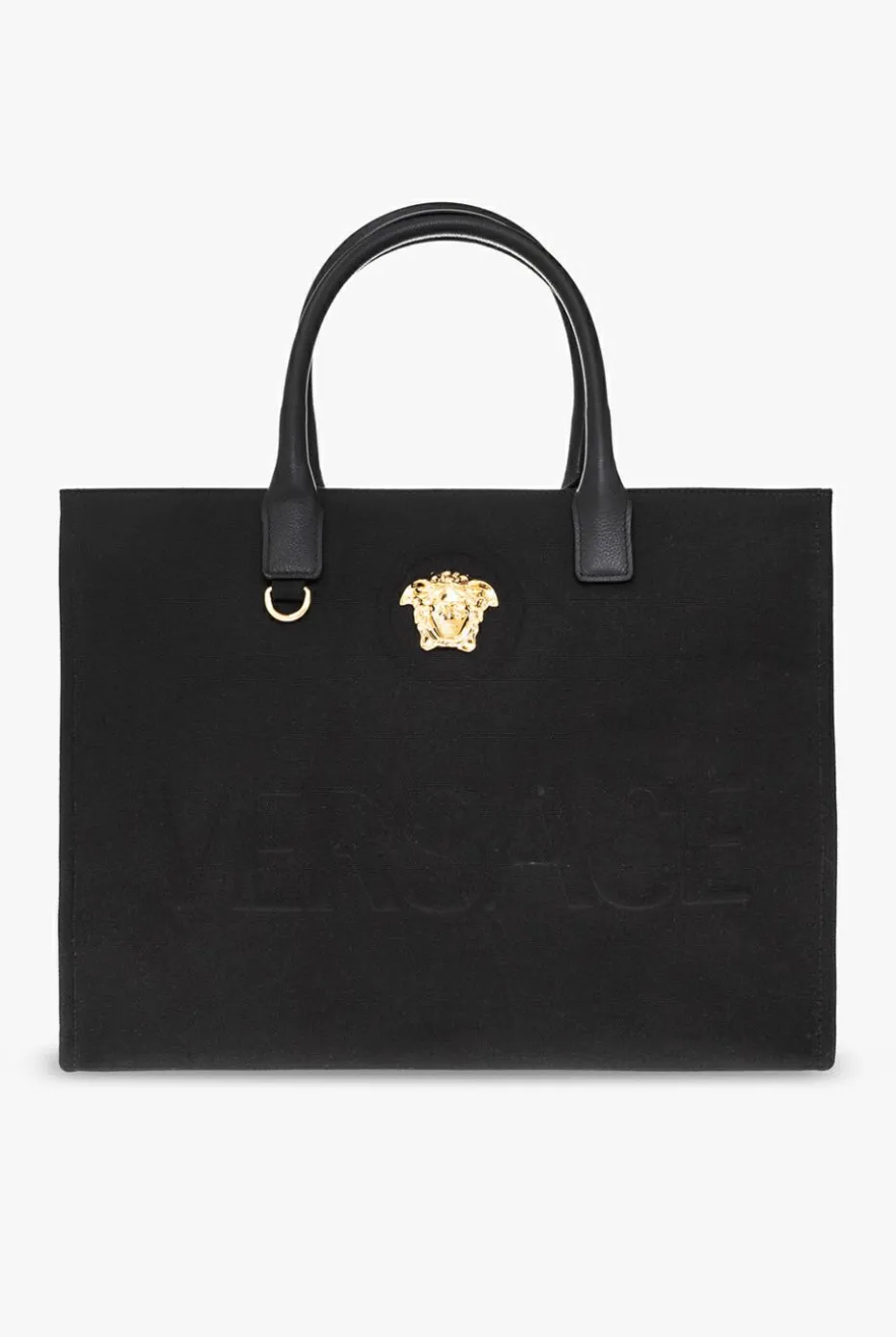 Versace CZARNY Torba typu ‘shopper’ z logo