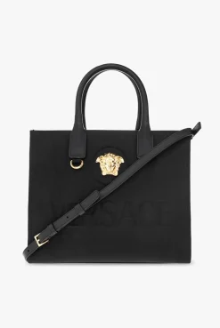 Versace CZARNY Torba typu ‘shopper’ z logo