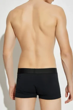Versace CZARNY Trójpak bokserek z logo