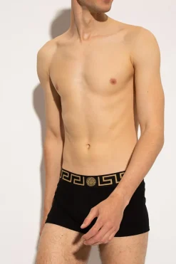 Versace CZARNY Trójpak bokserek z głową Meduzy