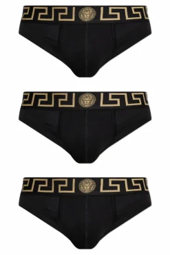 Versace CZARNY Trójpak slipów