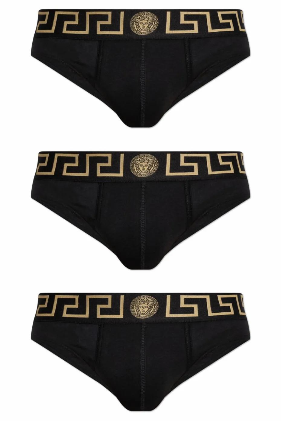 Versace CZARNY Trójpak slipów
