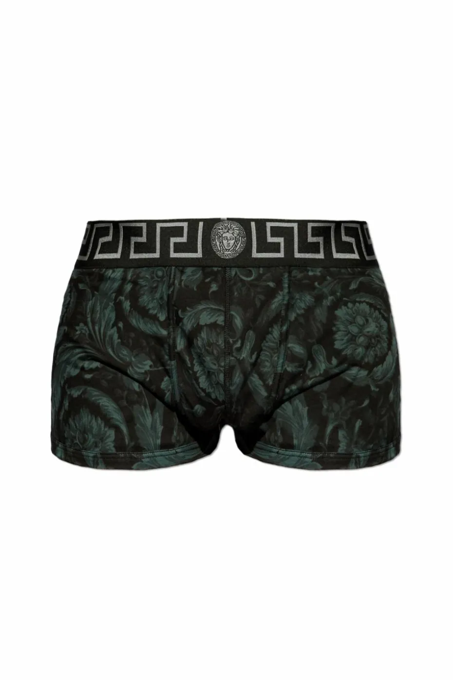 Versace CZARNY Wzorzyste bokserki