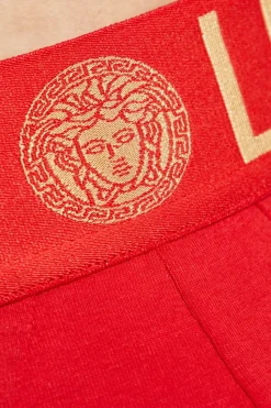 Versace CZERWONY Bawełniane stringi