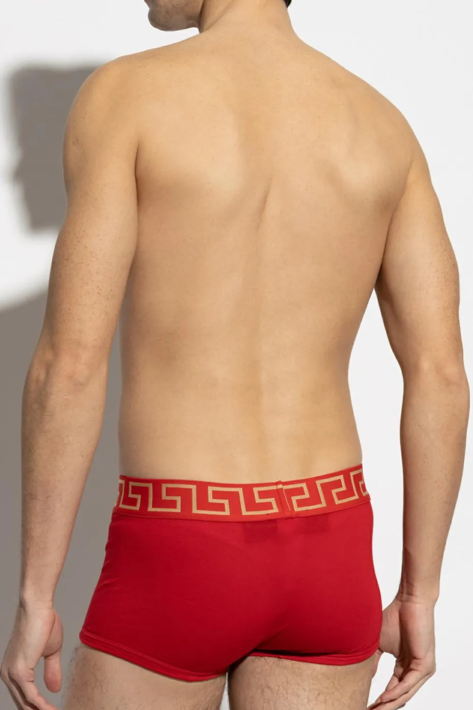 Versace CZERWONY Bawełniane bokserki