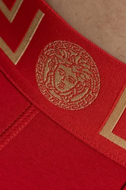 Versace CZERWONY Bawełniane bokserki