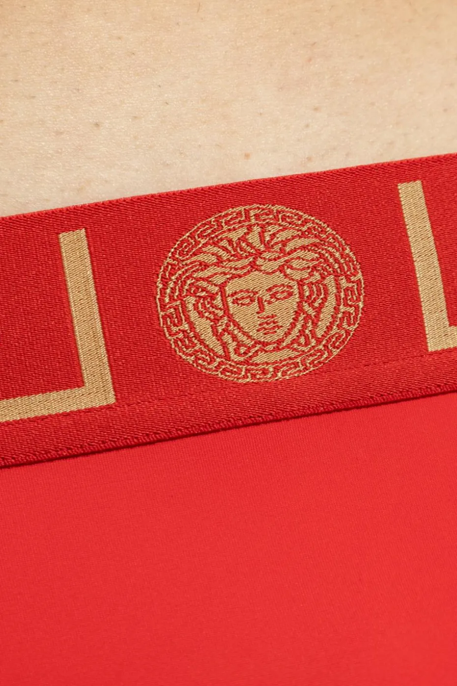 Versace CZERWONY Slipy kąpielowe