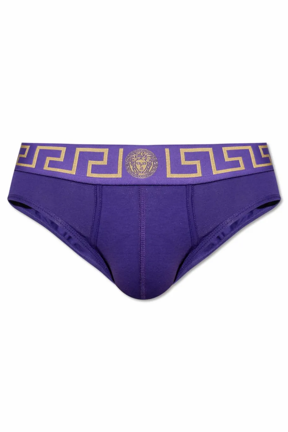 Versace FIOLETOWY Bawełniane slipy