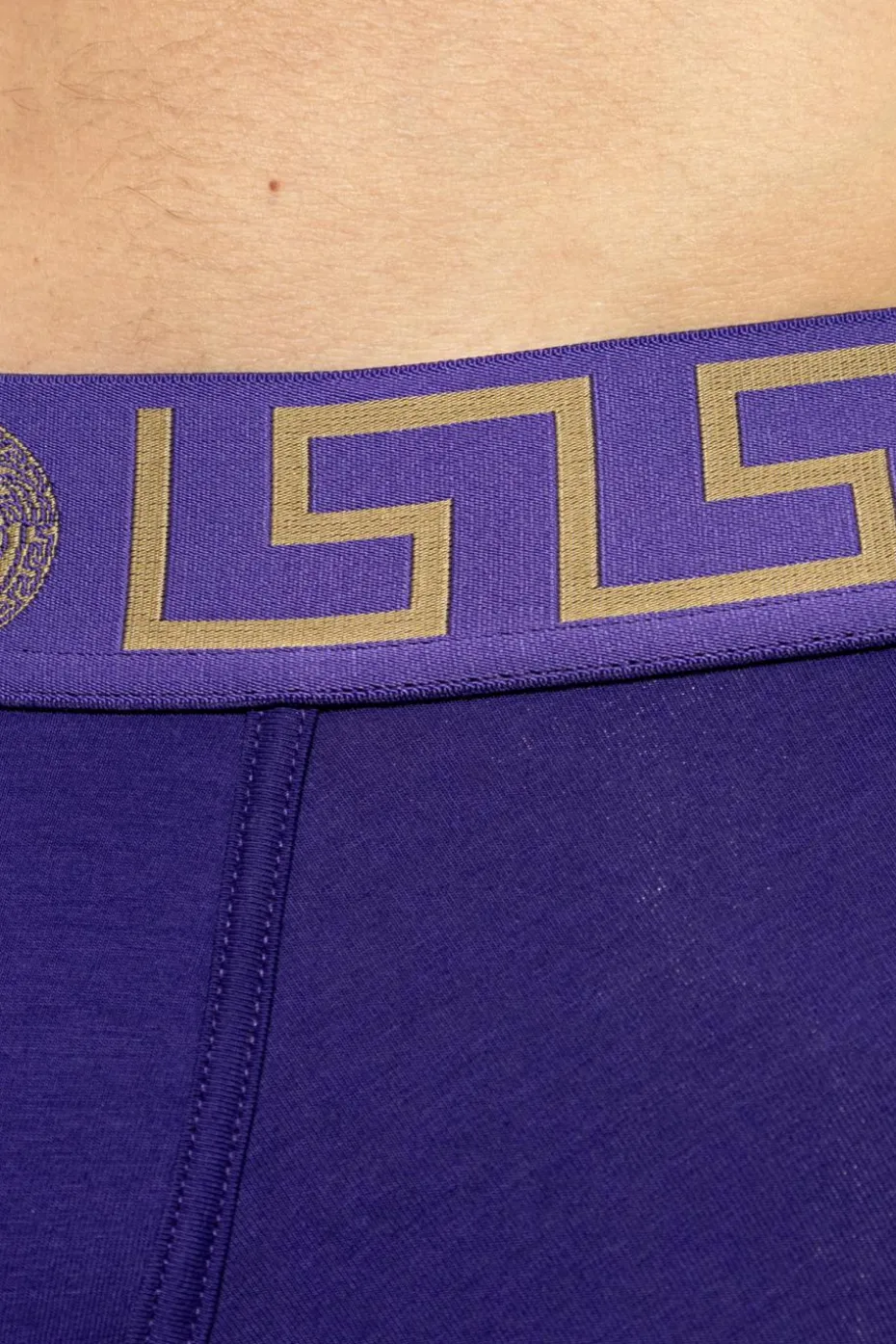 Versace FIOLETOWY Bawełniane bokserki