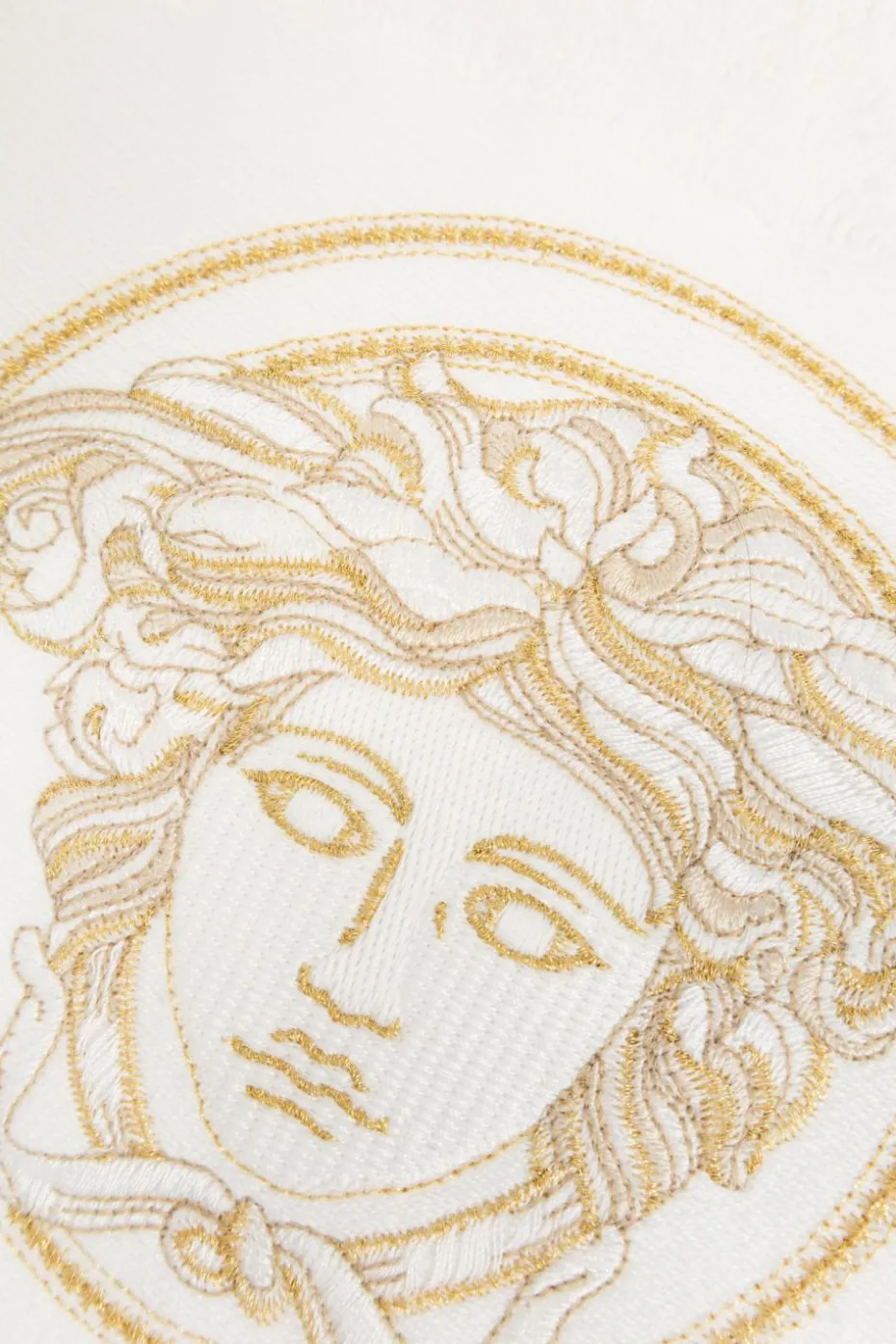 Versace Home BIAŁY Ręcznik kąpielowy z głową Meduzy