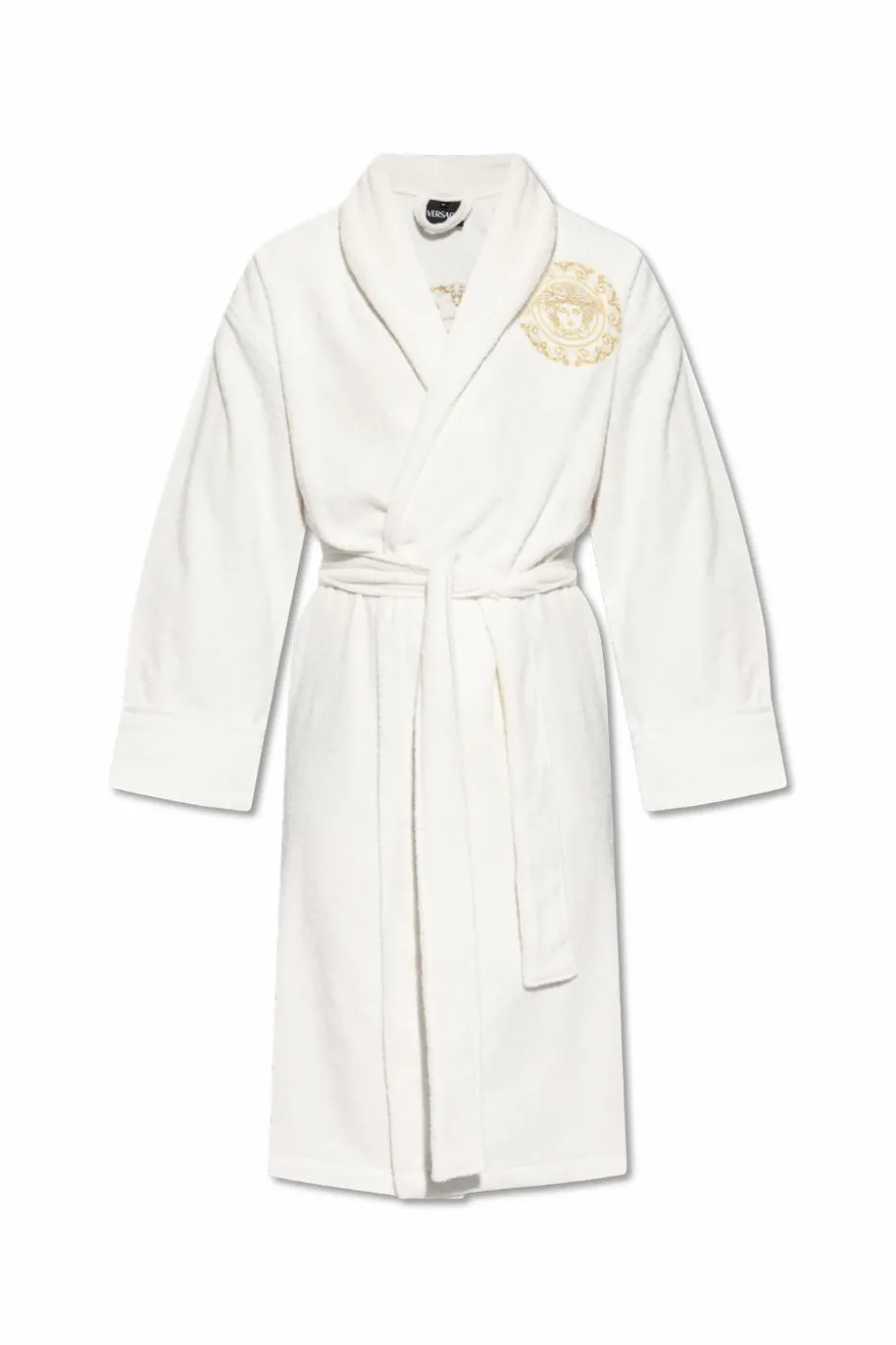 Versace Home BIAŁY Szlafrok z logo