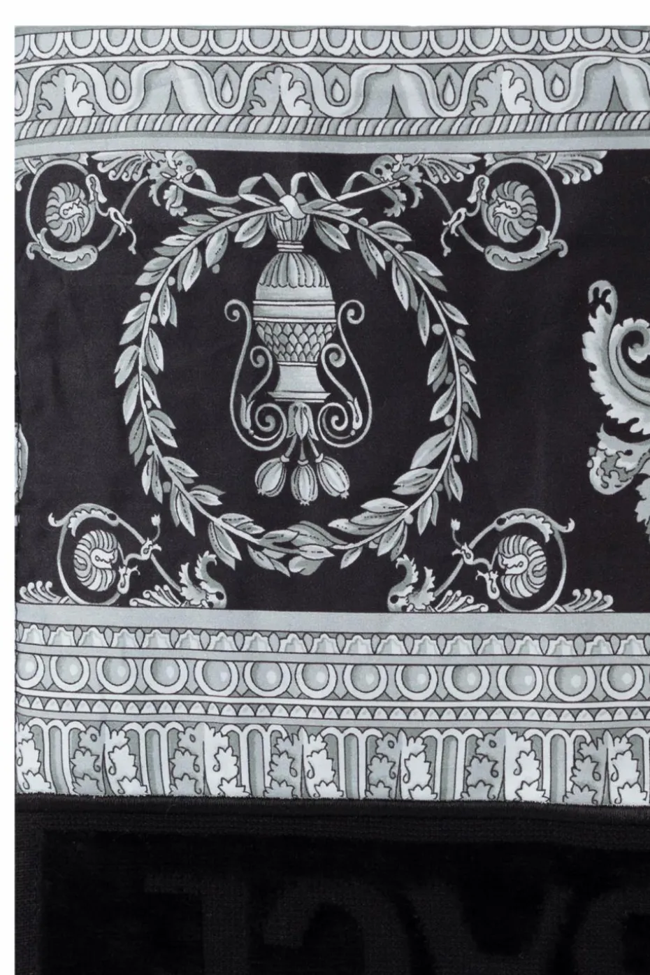 Versace Home CZARNY Bawełniany ręcznik