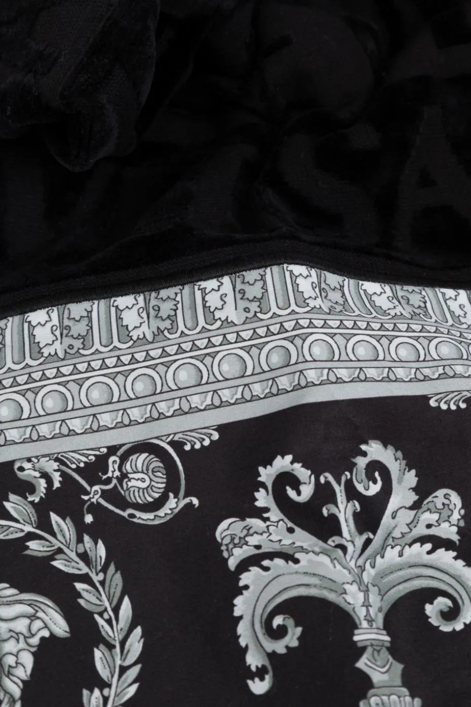 Versace Home CZARNY Bawełniany ręcznik