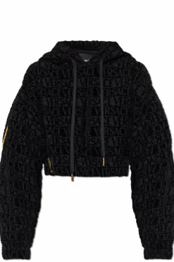 Versace Home CZARNY Bluza z logo