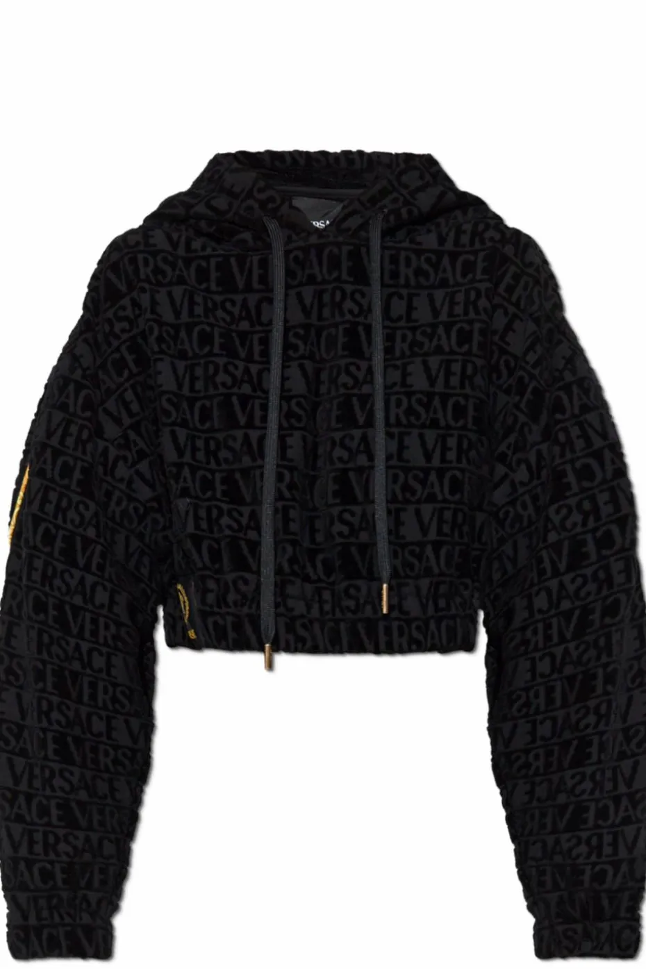 Versace Home CZARNY Bluza z logo