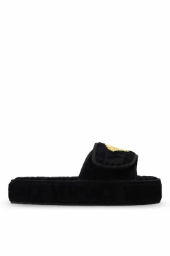 Versace Home CZARNY Klapki na platformie