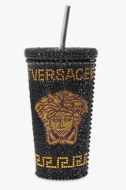 Versace Home CZARNY Kubek podróżny z głową Meduzy