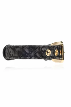 Versace Home CZARNY Mała obroża dla psa z nadrukiem `Barocco`
