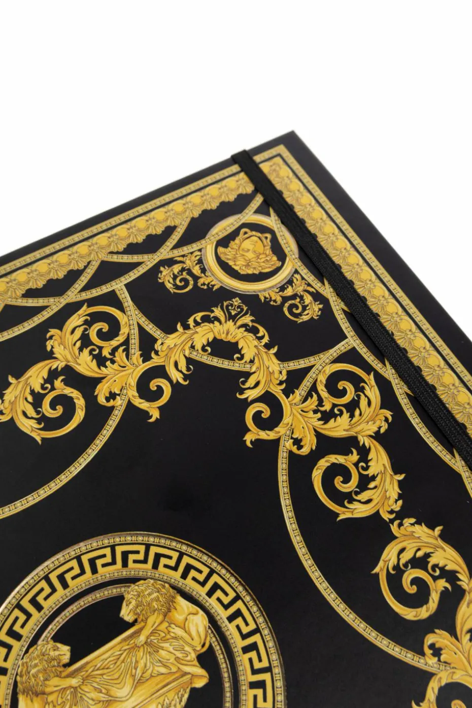 Versace Home CZARNY Notes z nadrukiem `La Coupe Des Dieux`