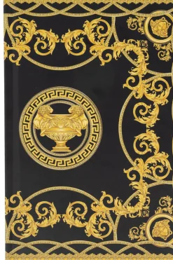 Versace Home CZARNY Notes z nadrukiem `La Coupe Des Dieux`